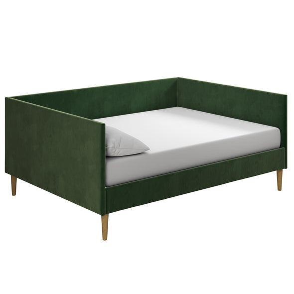 Franklin Mid Century Upholstered Daybed - Green - Full