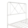 Ally Metal Farmhouse Bed - White - Queen