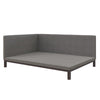 Mid Century Upholstered Modern Daybed - Gray - Queen