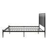 Giulia Modern Metal Platform Bed Frame - Black - King