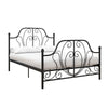 DHP Ivorie Metal Bed, Queen, Black - Black - Queen