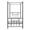 Manila Metal Canopy Bed Frame - Black - Twin