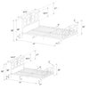 Victoria Metal Bed Frame  - Bronze - Queen