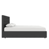 Cambridge Upholstered Bed with Gas Lift Up Storage - Black - Queen