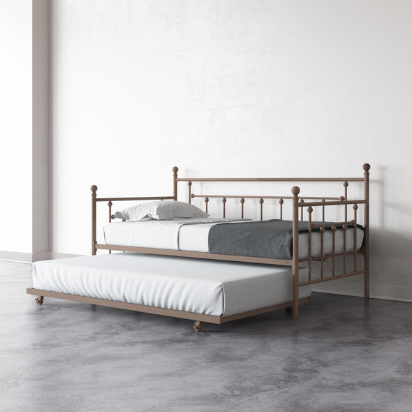 Manila Metal Daybed - Millennial Pink - Twin