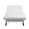 Folding Guest Bed With Memory Foam - Black - N/A