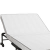 Folding Guest Bed With Memory Foam - Black - N/A