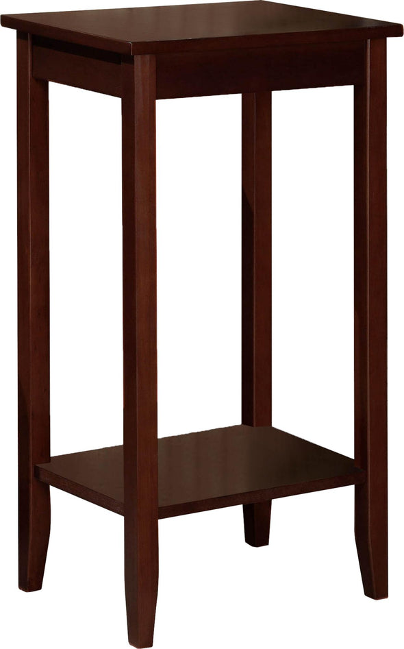 DHP Rosewood Tall End Table, Brown - Coffee - N/A