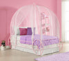 DHP Metal Twin Carriage Bed, Pink - Pink - Twin