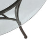 Snowdon 5-Piece Glass Top Dining Set - Bronze - N/A