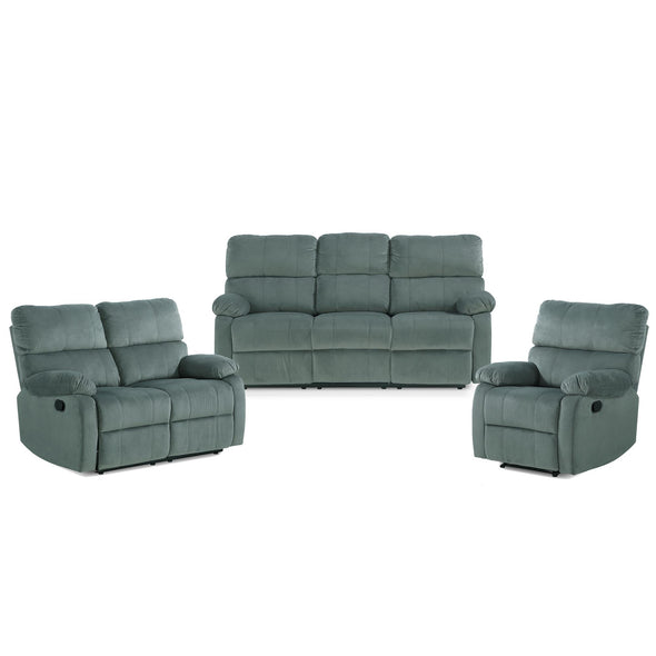 Sterling Reclining Living Room Collection - Slate Green - N/A