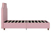 Melita Upholstered Bed - Pink - Twin