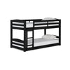 Sierra Transitional Bunk Bed - Black - Twin-Over-Twin