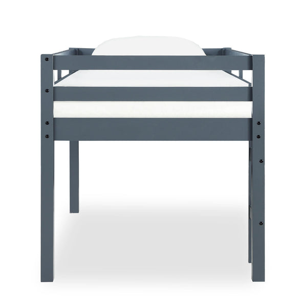 Milton Junior Wooden Loft Bed - Gray
