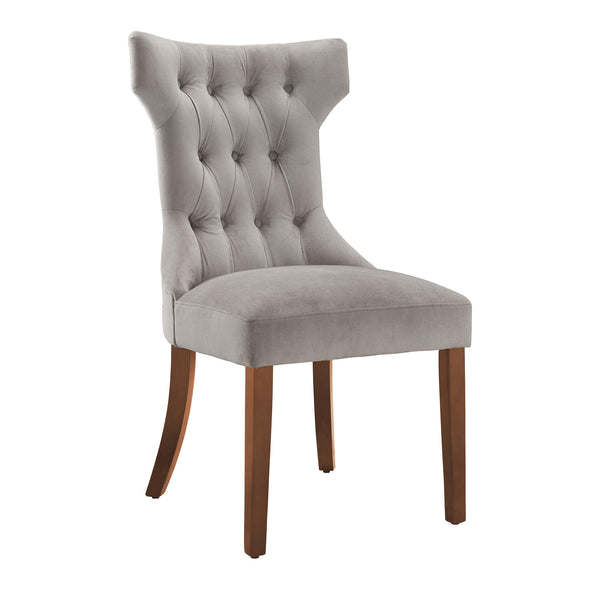 Clairborne Tufted Hourglass Dining Chair Set - Taupe - Set of 2