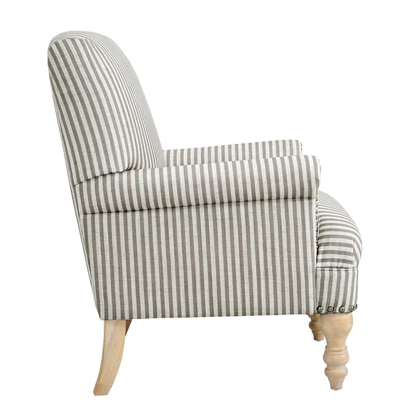 Jaya Accent Chair - Beige Stripe