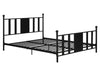 DHP Langham Metal Bed, Queen, Black - Black - Queen