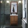 Metcalfe 24 Inch Bathroom Vanity - Walnut - N/A