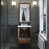 Metcalfe 24 Inch Bathroom Vanity - Walnut - N/A