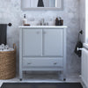 Metcalfe 30 Inch Bathroom Vanity - Gray - 30"