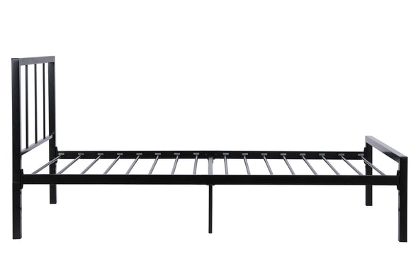 DHP Finlay Metal Bed, Twin, Black - Black - Twin