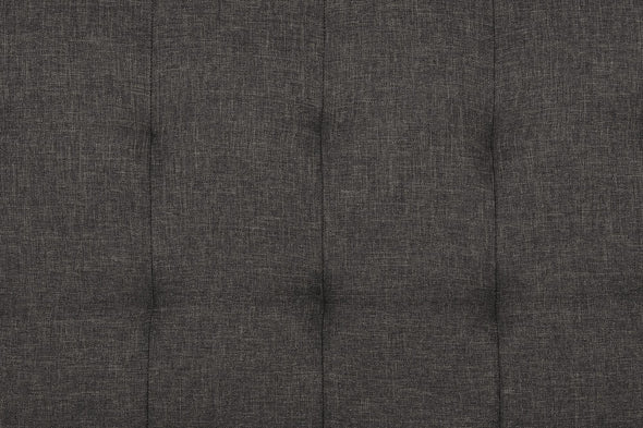 DHP Emily Rectangular Storage Ottoman, Gray Linen - Grey Linen - N/A