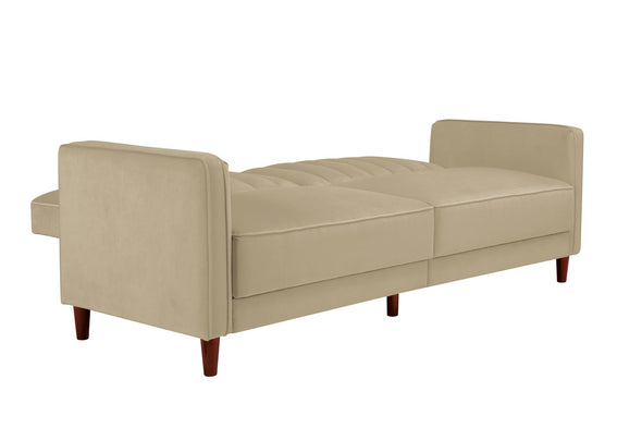 Pin Tufted Transitional Futon DHP Furniture