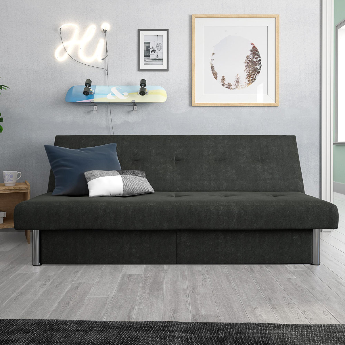 Sola Storage Futon Sofa Bed Dhp Furniture