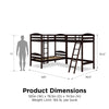 Clearwater Triple Bunk Bed - Espresso - N/A