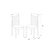 Shiloh 2-Pack Dining Chair Set - Dark Walnut/White - N/A