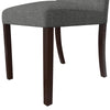 Linen Upholstered Parsons Chairs - Gray - N/A