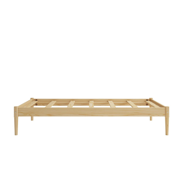 Lorriana Wood Platform Bed - Natural - Twin