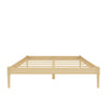 Lorriana Wood Platform Bed - Natural - Full