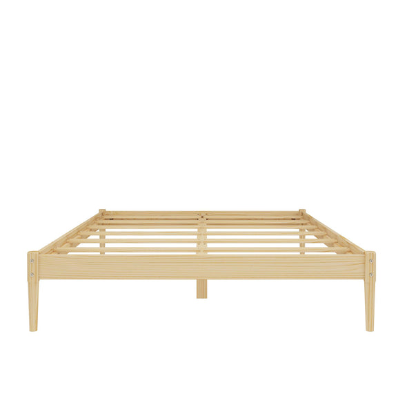 Lorriana Wood Platform Bed - Natural - Full