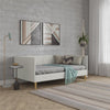 Alicent Mid-Century Upholstered Daybed Frame - Light Gray - Twin