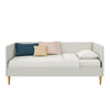 Alicent Mid-Century Upholstered Daybed Frame - Light Gray - Twin