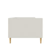 Alicent Mid-Century Upholstered Daybed Frame - Light Gray - Twin
