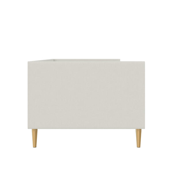 Alicent Mid-Century Upholstered Daybed Frame - Light Gray - Twin