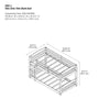 Sierra Transitional Bunk Bed - Gray - Twin-Over-Twin