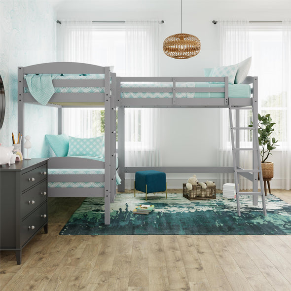 Dorel living clearwater clearance triple bunk bed
