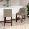 DHP Parsons Counter Stool - Taupe - Set of 2