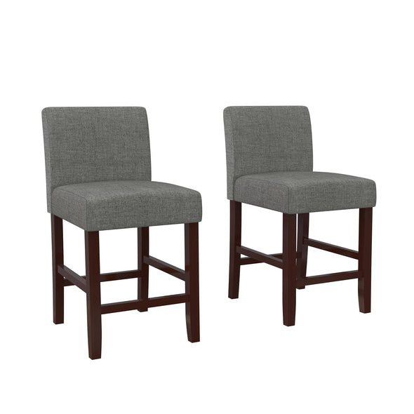 DHP Parsons Counter Stool - Gray - Set of 2