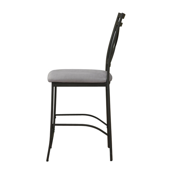 Devon Crossback Counter Height Dining Chair - Black Coffee - N/A