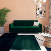Pin Tufted Transitional Futon - Green - N/A