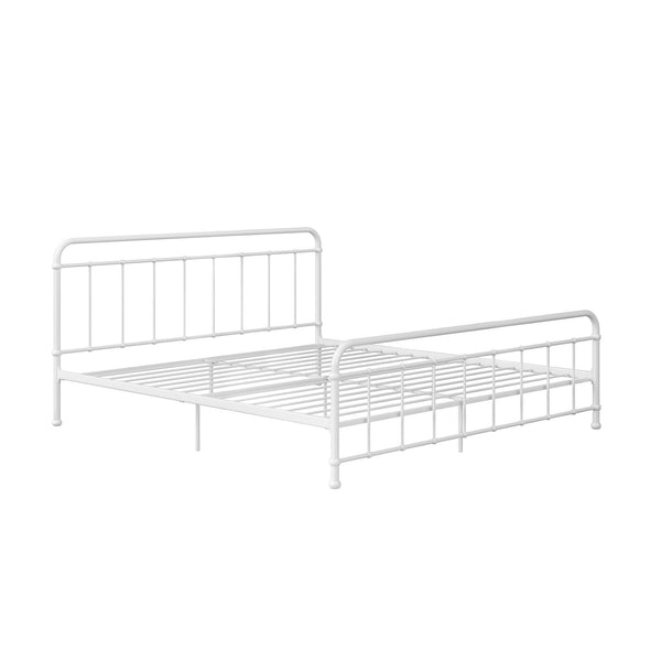 Brooklyn Iron King Bed - White - King