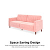 Pin Tufted Transitional Futon - Pink - N/A