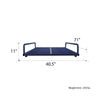 DHP Trundle for Metal Daybed, Blue - Blue - Twin