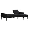 Haven Sectional Futon - Dark Gray - N/A