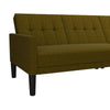 Haven Small Space Sectional Sofa Futon - Green - N/A