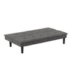 DHP Otis Upholstered Futon with Memory Foam, Gray - Gray - N/A